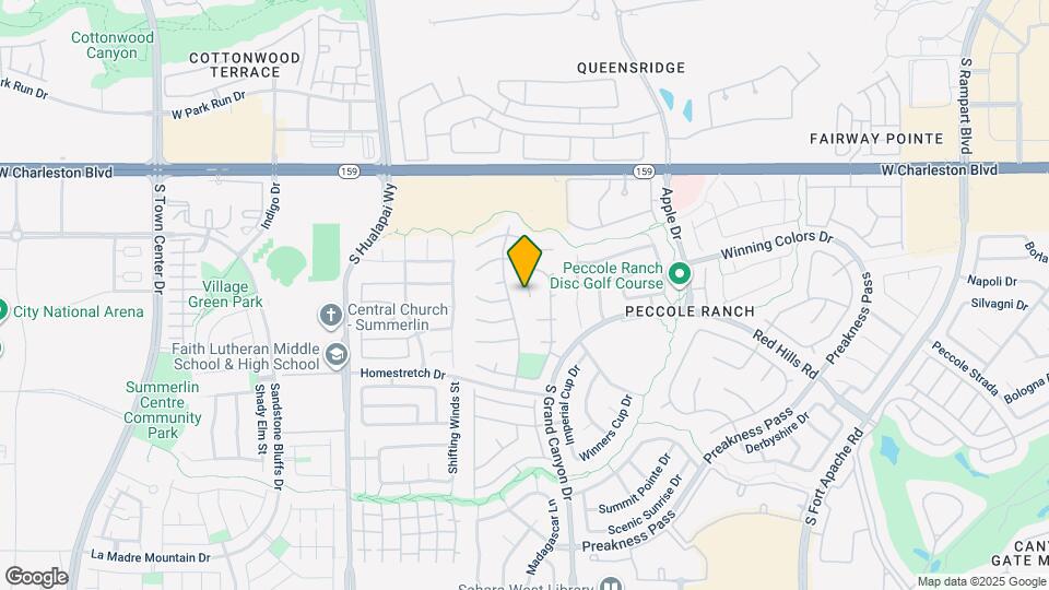 1425 Goldenspur Ln Map and Location Details