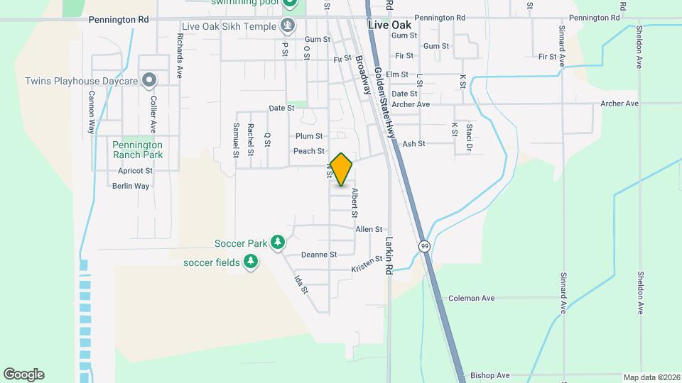 2673 Cherry St Map and Location Details