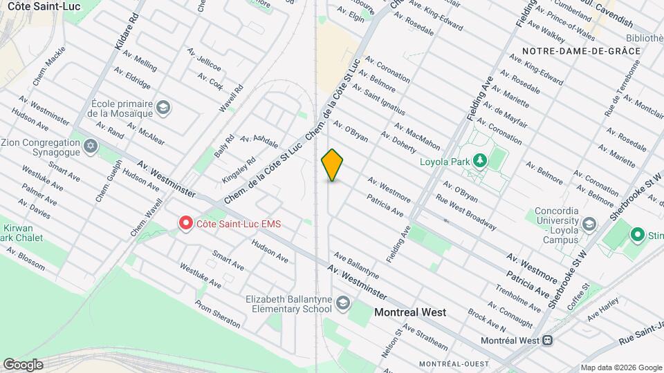 5355 Connaught Av Map and Location Details