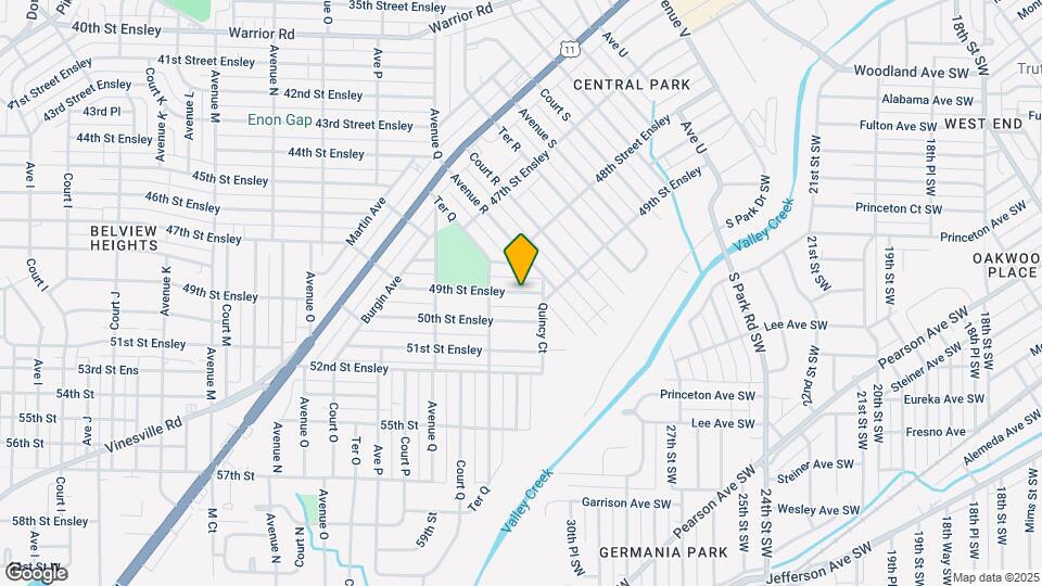 1772 49th St Ensley Map and Location Details