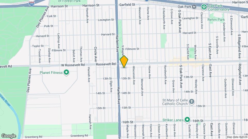 1218 Maple Ave Mapa y Detalles de la Ubicación