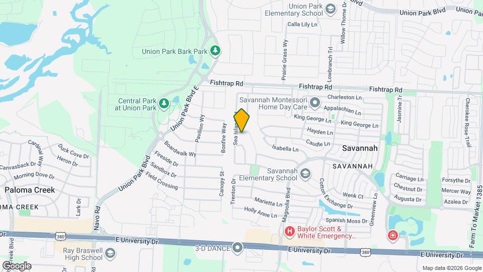 1517 Barrier Island Dr Map and Location Details