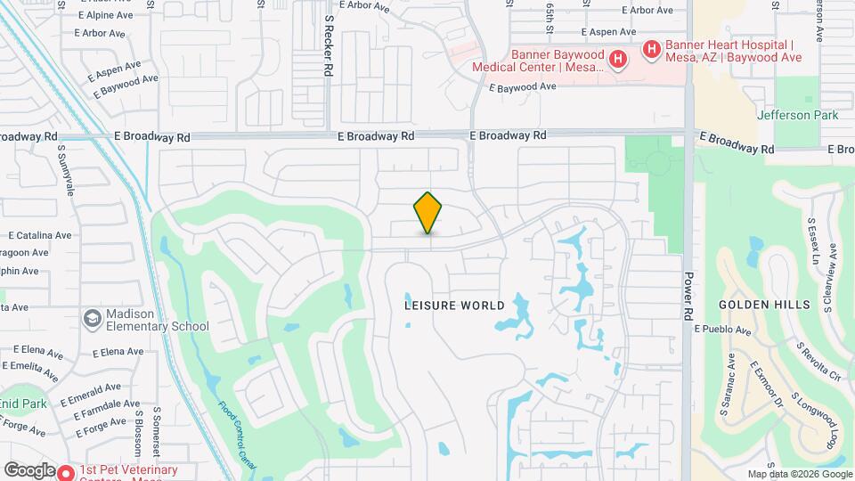 1650 Leisure World Map and Location Details