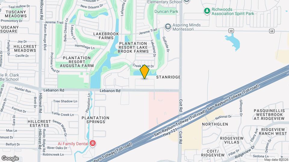 12033 Shoal Creek Dr Map and Location Details
