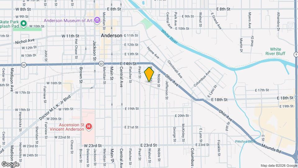 1541 Walnut St Map and Location Details