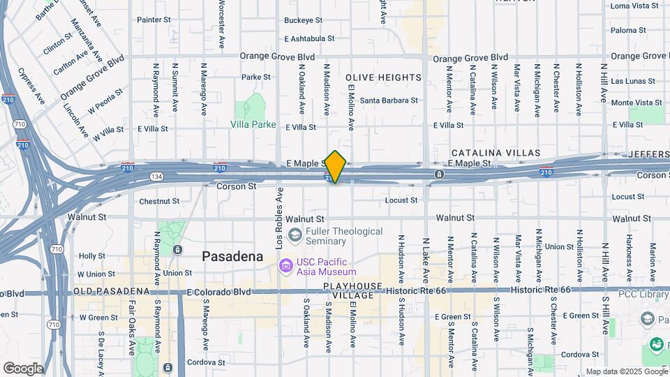 290 N Madison Ave Map and Location Details