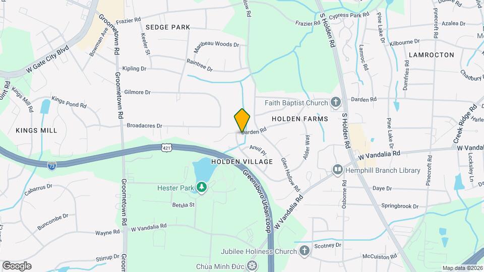 3415 Darden Rd Map and Location Details