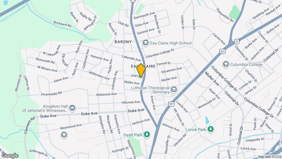 4405 Monticello Rd Map and Location Details