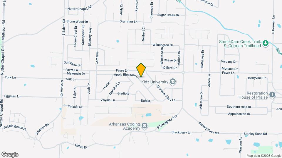 2400 Apple Blossom Ln Map and Location Details