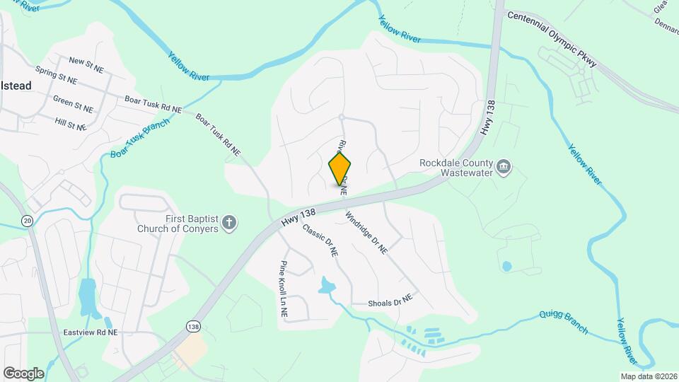 1302 River Club Dr NE Mapa y Detalles de la Ubicación