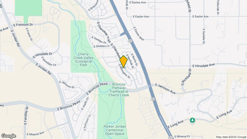 7414 S Memphis St Map and Location Details