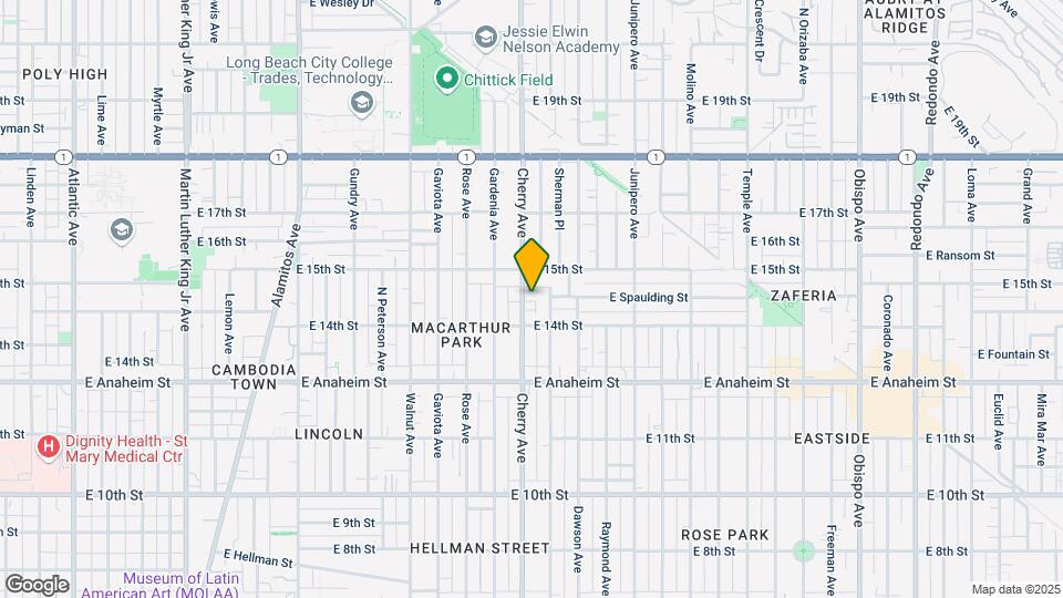 1430 Cherry Ave Mapa y Detalles de la Ubicación