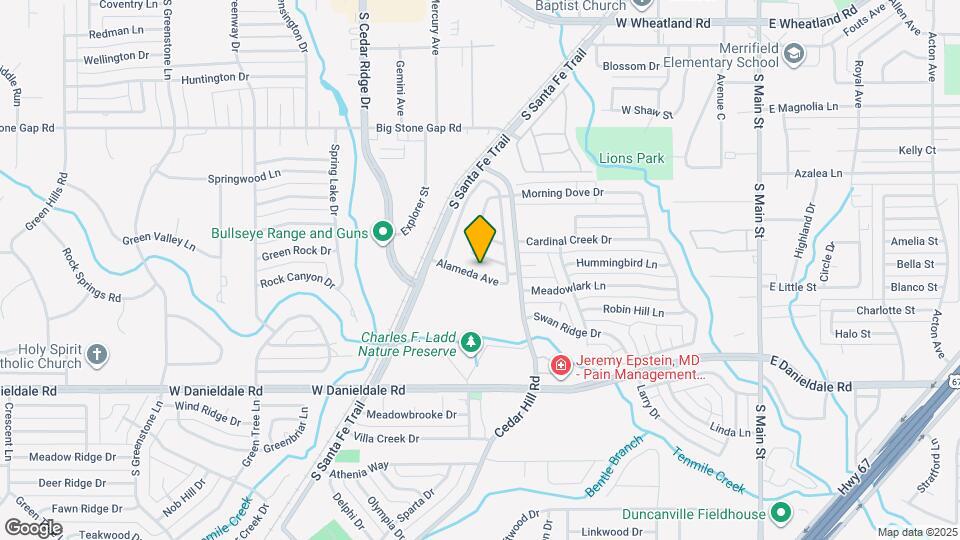 527 Alameda Ave Map and Location Details