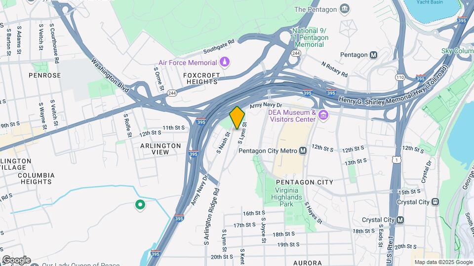 1300 Army Navy Dr Mapa y Detalles de la Ubicación