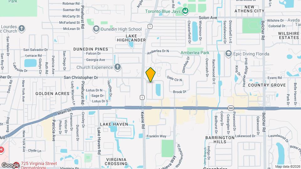 1248 Lazy Lake Rd W Map and Location Details