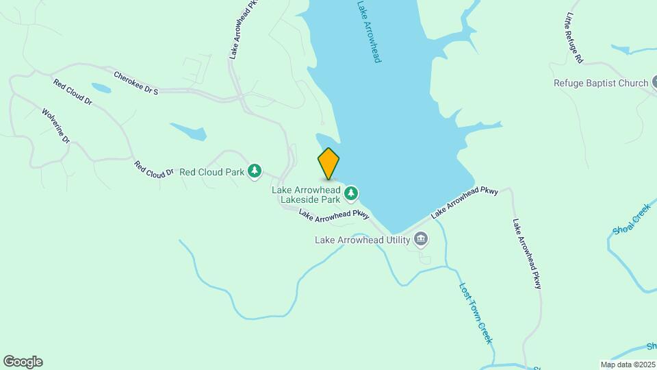 Lake Arrowhead Communities Map and Location Details