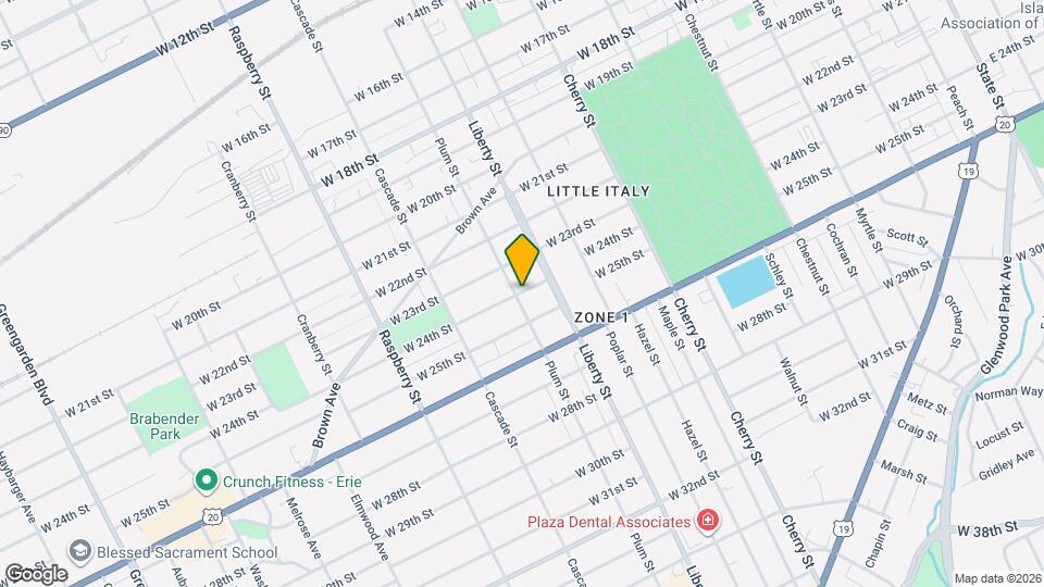 2401 Plum St Map and Location Details