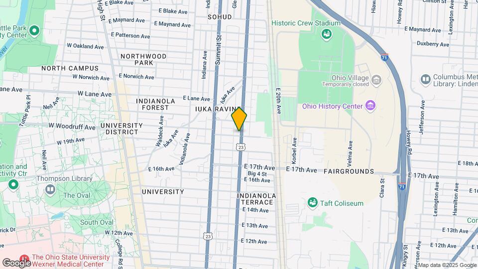 366 E 19th Ave Mapa y Detalles de la Ubicación
