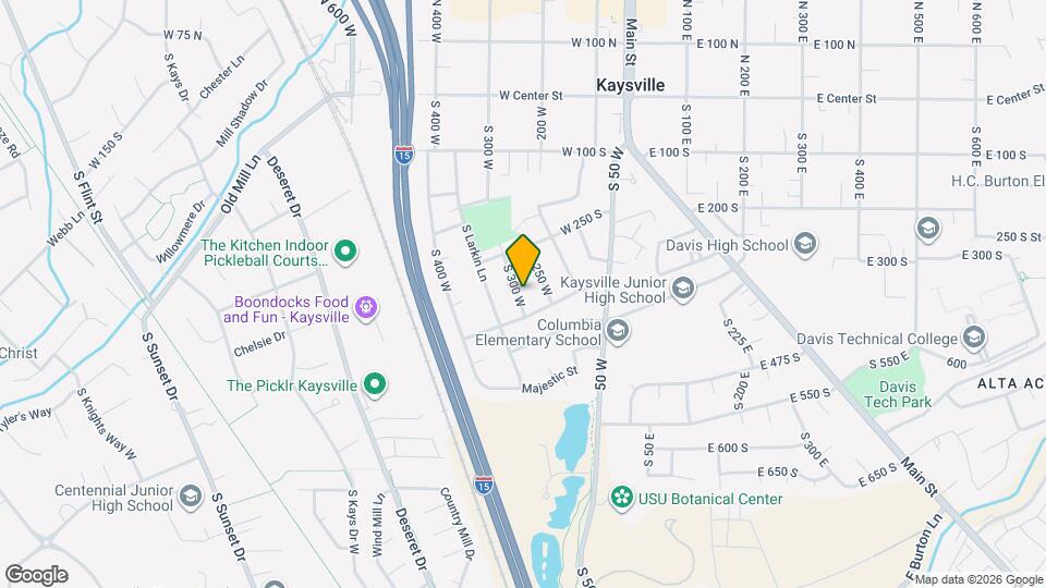 317 S 300 W Map and Location Details