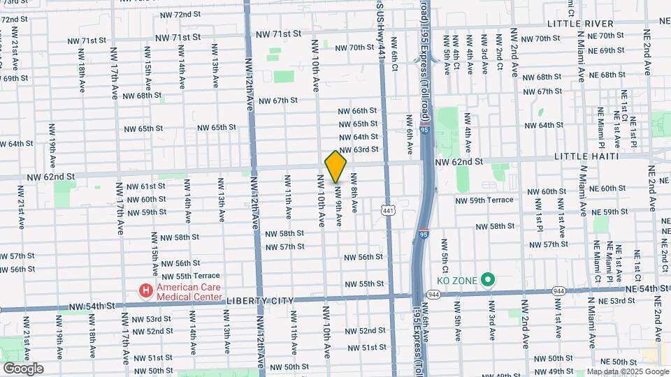 6000 NW 9th Ave Mapa y Detalles de la Ubicación