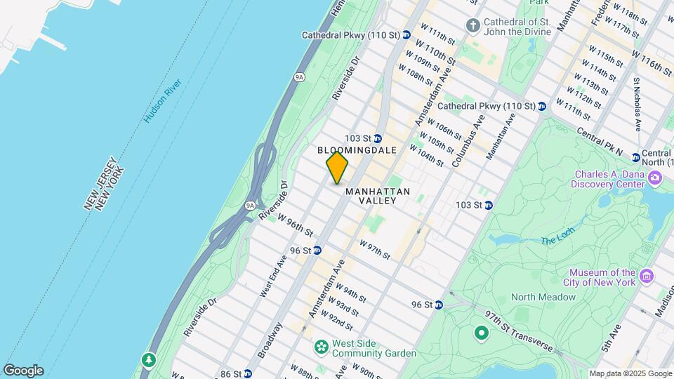 249 W 99th St Map and Location Details
