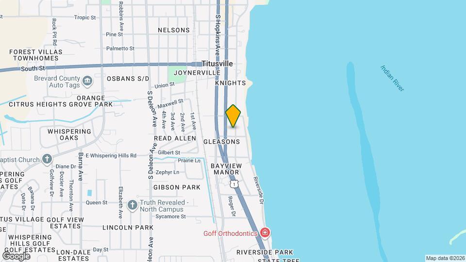1136 Indian River Ave Map and Location Details