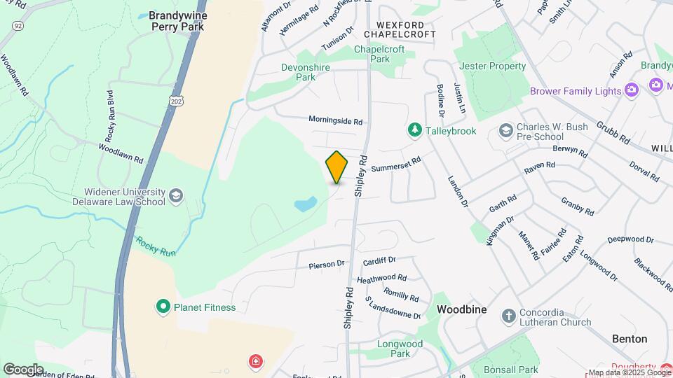 Brandywine Country Club Redevelopment Map and Location Details