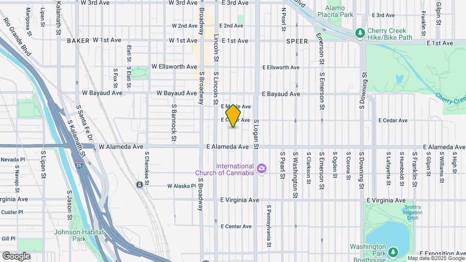 236 S Sherman St Map and Location Details