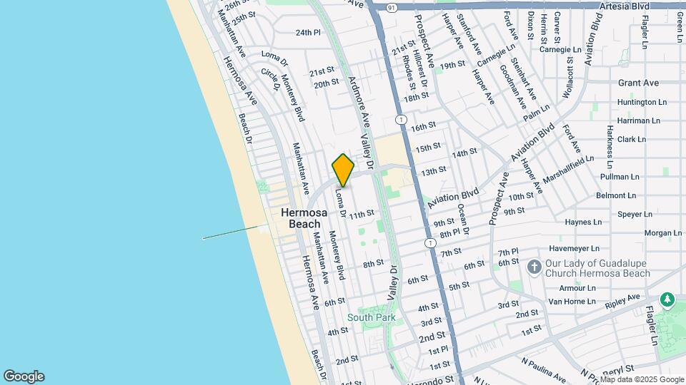 1310 Loma Dr, Unit C Mapa y Detalles de la Ubicación