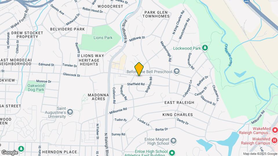 2200 Glascock St Mapa y Detalles de la Ubicación