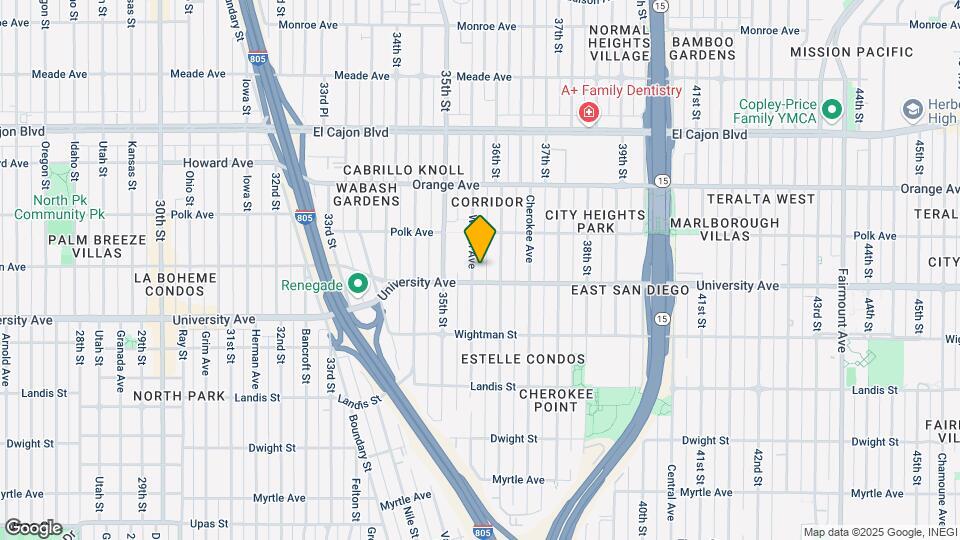 4017 Wilson Ave Mapa y Detalles de la Ubicación