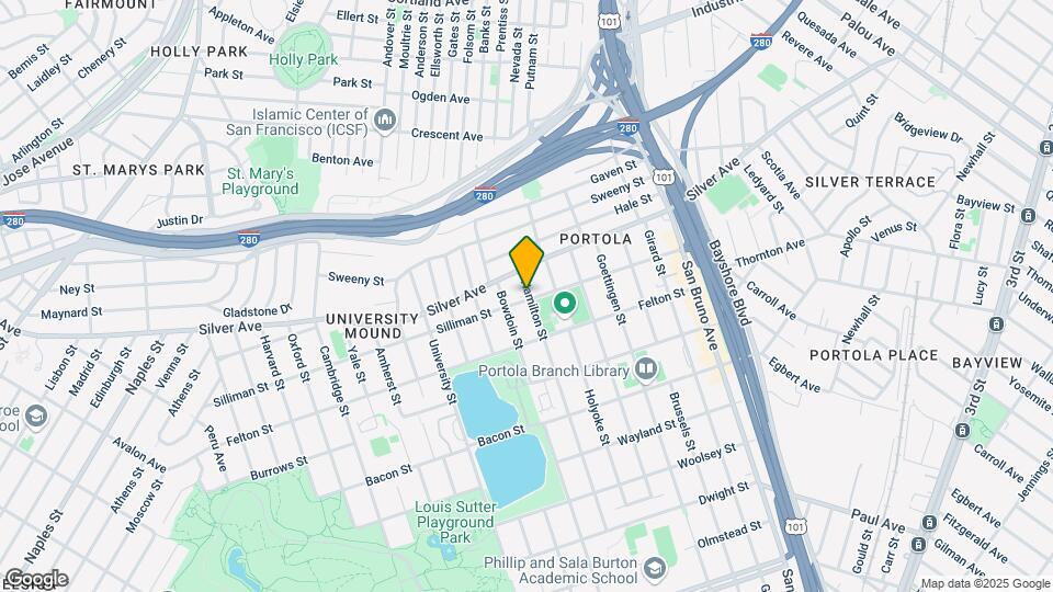 600 Silliman St Map and Location Details