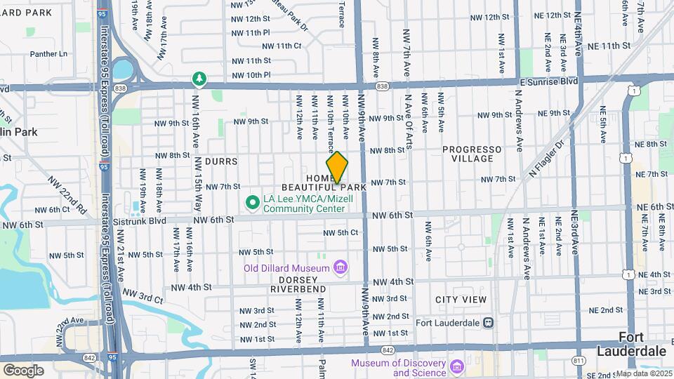 640 NW 10th Ter Map and Location Details