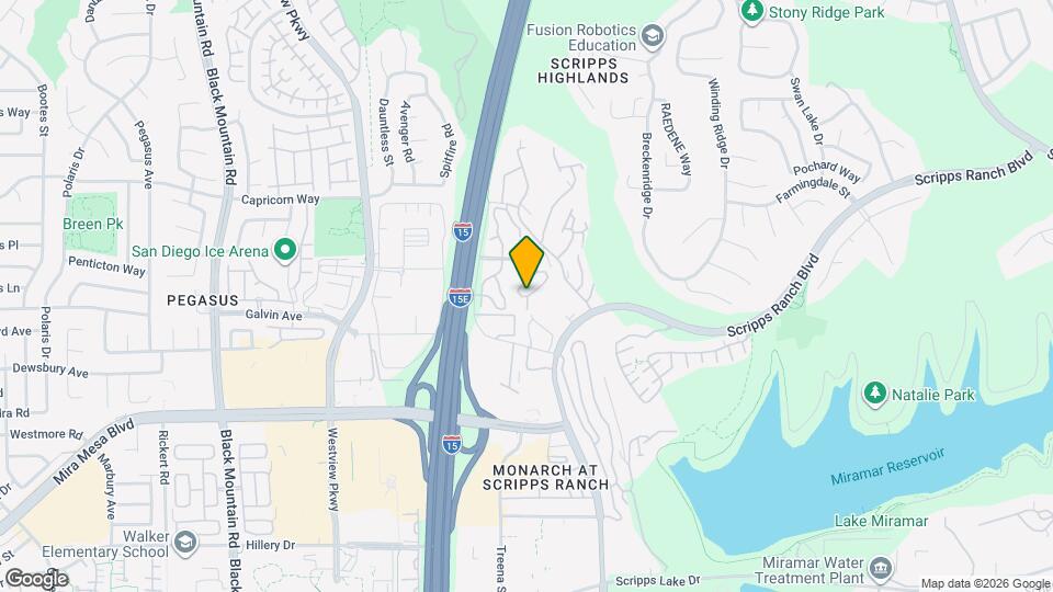 9975 Scripps Westview Way Map and Location Details