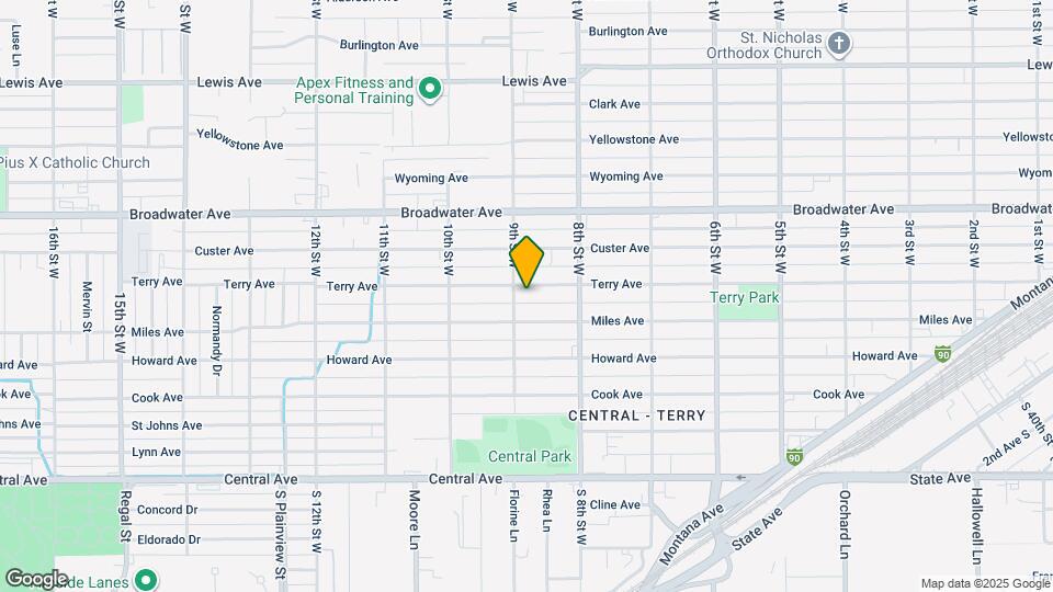 840 Terry Ave Map and Location Details