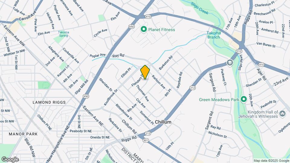 6508 Medwick Dr Map and Location Details