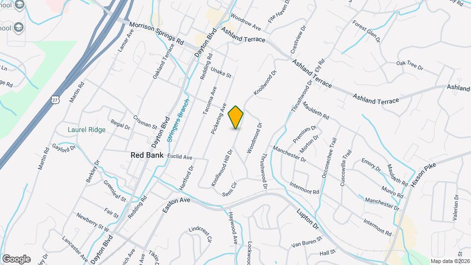 3731 Knollwood Dr Map and Location Details