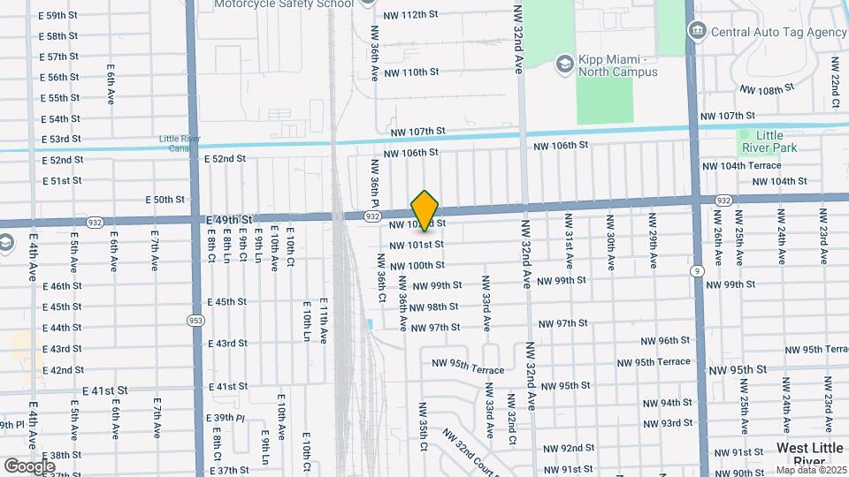 3545 NW 101st St Map and Location Details