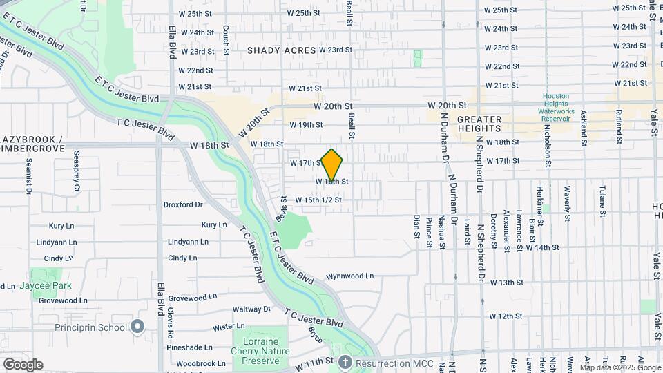 1118 W 16th St Map and Location Details
