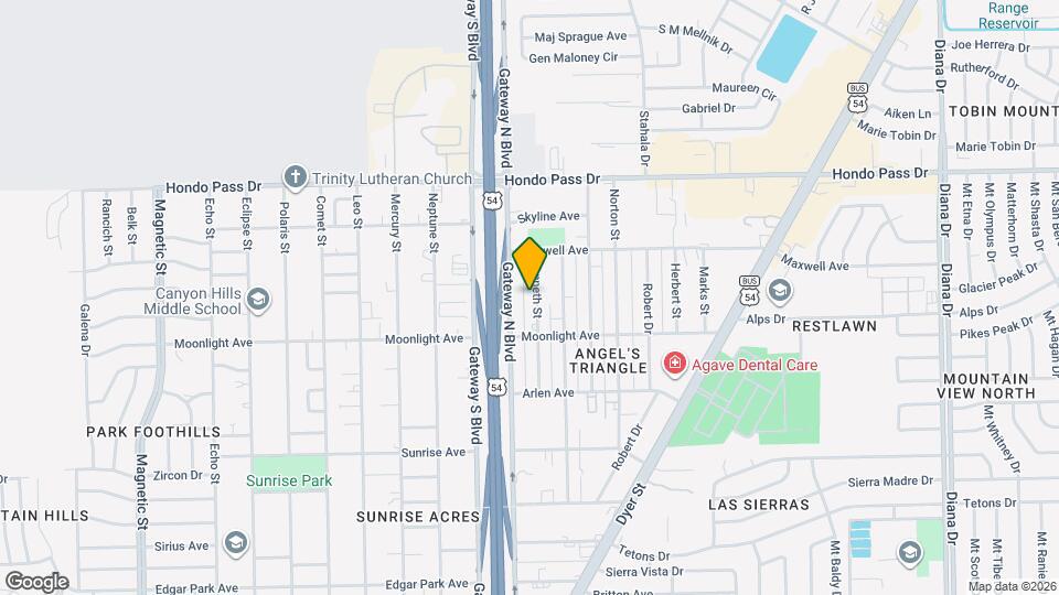 8933 Kenneth St Map and Location Details