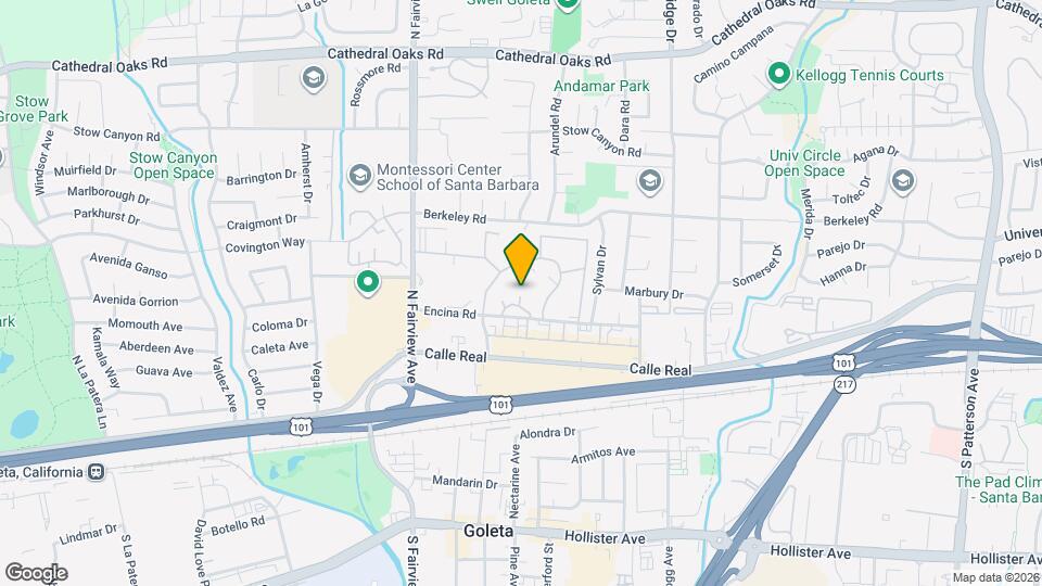 5796 Encina Rd Map and Location Details