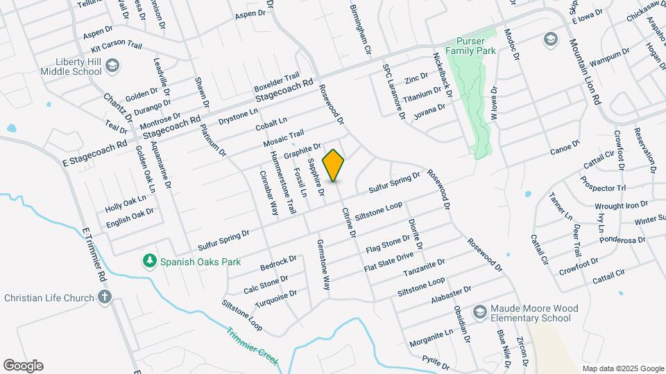4907 Citrine Dr Map and Location Details