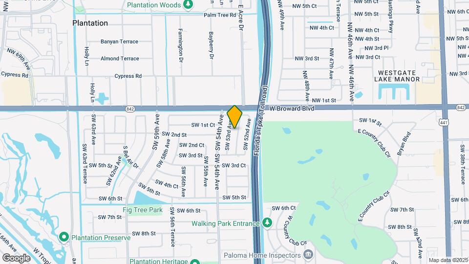 181 SW 52nd Terrace Map and Location Details