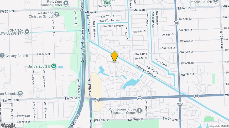 6524 SW 114th Ave Map and Location Details
