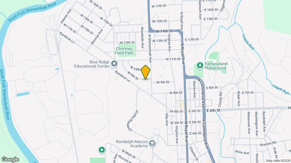 316 W 9th St Map and Location Details