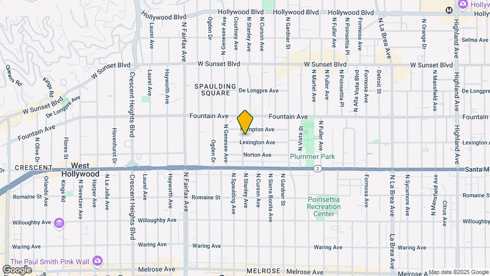 1202 N Spaulding Ave Map and Location Details