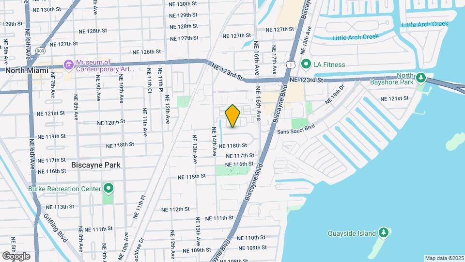 1465 NE 118th Terrace-Unit -1465 Map and Location Details