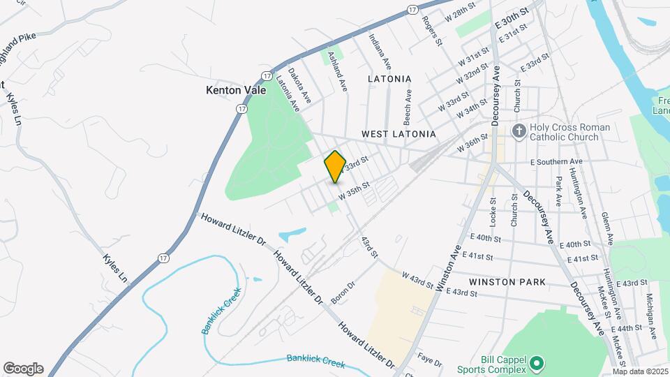 3313 Latonia Ave Map and Location Details