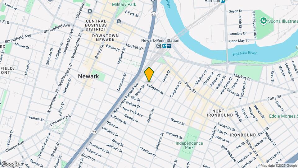 159 Lafayette St, Unit 1 Map and Location Details