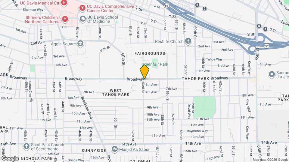 3001 53rd St, Unit Spacious 2 story duplex Map and Location Details